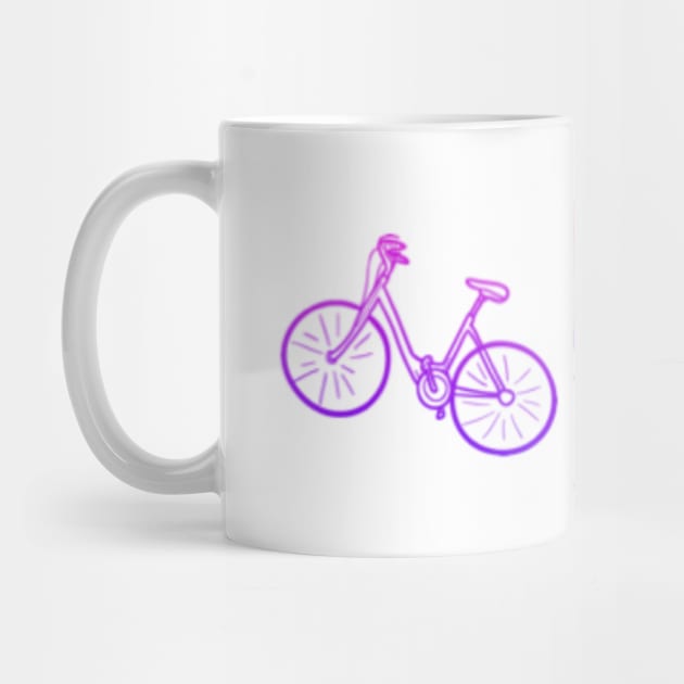 My Pride is Bi Pride with Bicycle by Alaskan Skald